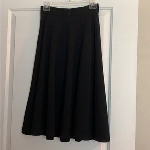 Banana Republic full black skirt